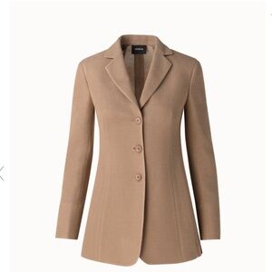 Akris Nadia Jacket Camel size 8